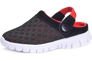 KVbabby Zoccoli Bambini Maglia Traspirante Clogs Sandali Spiaggia Pantofole Antiscivolo Estate Piatto Scarpe