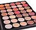 Glitter Eyeshadow Kit, Lover Bar 35 Warm Colour Shimmer Makeup Palette Nature Nude Earth Tone Glow Waterproof Smokey Eye Shadows with Blusher 6pcs Make Up Brushes Set Professional Beauty Cosmertics (35OS)
