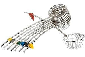 LOUIS TELLIER Combrichon NC8090660 Juego de 4 cucharones de Fondue de acero inoxidable