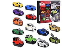 Majorette - Set 13pcs (9+4 exclusifs) - Voitures en Métal - Véhicules Miniatures - 212054026