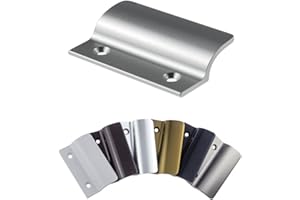 INTRA-TEC Balkongriff FH-Flach stabiler Ziehgriff aus Aluminium - F1 eloxiert - Balkontürgriff