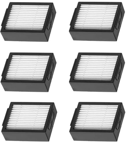 Pack 3 Filtres Pour Roomba E5 / I7 / E5154 / E5158. Pack De Filtres De Rechange Pour E5 E6 I7 I7 Plus Rechange Avec Trois Filtres 90051164 Pack 3 Filtres Pour Roomba E5 / I7 / E5154 / E5158. Pack De Filtres De Rechange Pour E5 E6 I7 I7 Plus Rechange Avec Trois Filtres 90051164
