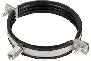 STEINBERG14 100mm Collier de Serrage Avec Joint en Caoutchouc - Pour Tube/Tuyau De Ventilation