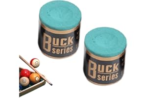 MORJCG 2Pcs Snooker Chalk, No-Slip Pool Chalk, Rubbing Pool Cue Chalk, Green Dry Powder Cue Chalk, Triangle Chalk for Home Bars Tournaments Games Billiard Table Gifts