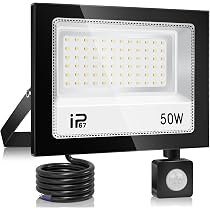 YZYFACAI Lot 2 Projecteurs LED 50W Extérieur 5000lm - Blanc Froid 7000K IP67 Étanche - Éclairage Jardin, Patio, Garage