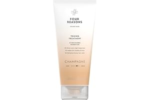 ‎FOUR REASONS FOUR REASONS Farbmaske – Champagnerblond – (19 Farben) Tönungsbehandlung, farbgebende Spülung, tonisiert und verbessert farbbehandeltes Haar – semipermanente Haarfarbe – 6,76 fl oz