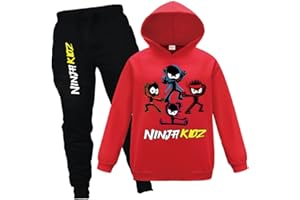 Forlcool Gamer Kids Tracksuits Boys Girls Hoodies and Trousers 2pc Outfits Casual Jumper and Joggers Set