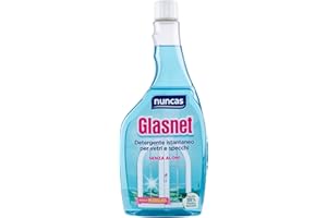 Nuncas Glasnet - Nettoyant Istantané pour Vitres et Miroirs - Recharge -750ml