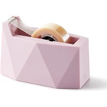 Dispensador De Cinta Adhesiva De Madera De Bambú - Mini Soporte Con Cortador Para Cinta Transparente O De Doble Cara, Ideal Para Oficina O Manualidades