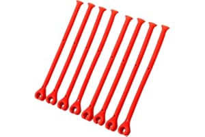 Youning Silicone Wine Glass Dishwasher Cup Holder Wine Glass Holder Dishwasher Wine Glass Holder Dishwasher Wine Glass Holder Set Safer Stemware Saver (Red-8 Pieces)