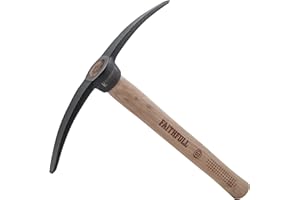 Faithfull Mortar Pick – Chisel and Point – Bricklayers Tool with FSC Certified Hickory Handle for Raking Mortar, Dressing Brick & Digging Clay – 300mm (12in)