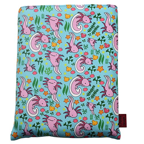 Preisvergleich Produktbild Axolotl Bücherhülle / Buchumschlag mittelgroß M