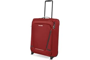 Travelite Handgepäck Koffer mit 2 Rollen für Condor + Ryanair, integriertes Zahlenschloss, Bordtrolley Jetpack: Superleichter Weichgepäck Trolley mit Aufsteckfunktion, 55x40x20 cm, 41 l, 1,7 kg
