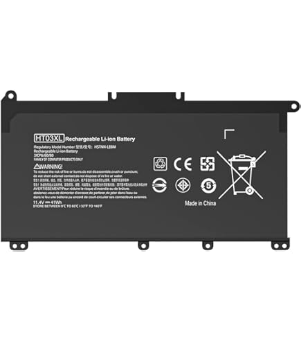 JPking 11.4V 51WH CI03 CIO3 CI03XL Notebook Laptop Battery for HP