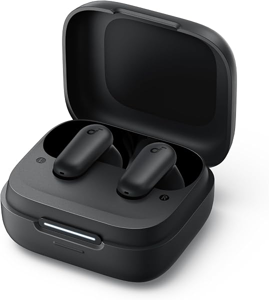 Soundcore By Anker R50i NC True Wireless Earbuds 10mm Drivers with Big Bass, Bluetooth 5.3, 45H Playtime, IP54, AI Clear