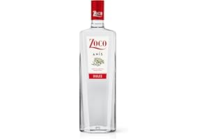 Zoco Anís Dulce - Licor Premium con Sabor Suave y Dulce, Ideal para Cócteles y Recetas - Botella Licor 700 ml