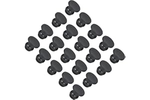 QUARKZMAN Tappi Chiusura Pressione Silicone Fori bloccatoggio Copertura Tappo in Siliconica per Foro, Tappi in Gomma Siliconica Guarnizioni Impermeabili Cucina Dia 5mm/0,2” Nero,20pz