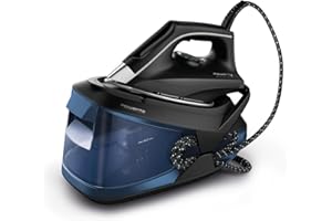Rowenta VR8315 Powersteam Ferro da Stiro a Vapore con Caldaia Silenziosa, Pressione Fino a 6.2 Bar, 2400 W, 1.7 Litri, con Piastra in Acciaio Inox, Modalità Eco