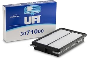 UFI Filters, Filtre à Air 30.710.00, Filtre à Air de Remplacement, Adapté aux Voitures, Applicable sur Divers Modèles Hyundai et Kia