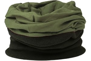 RockJock Multifunctional snood scarf mask for men. Scarf, hat, neck warmer, hood, balaclava with fleece section