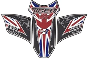 Paraserbatoio.it 3D effect adhesive resin tank protector for motorcycle compatible with TRIUMPH Tiger 800 2010 17 v1