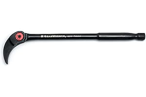 GearWrench 82210 10-Zoll (254 mm)-Brechstange mit Indexierung und mit Festem, Glattem Kopfprofil