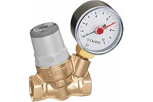 533230h Micro Pressure Reducer Tilted DN8 3/8 with Manom. Caleffi 0 ÷ 10