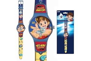 Kid Licensing- Reloj ANALÓGICO Surtido YO-Kai Watch Aprendizaje, Color (Multicolor) (YK17001)