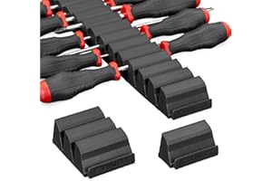 Ernst Manufacturing Screwdriver Pro - Modular Screwdriver Organizer for 26 Tools with Anti-Slip Base, Black - Made in The USA