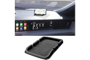 Adunsiaoto Auto Armaturenbrett Anti Rutsch Matten, Selbstklebend Auto Armaturenbrett Pad, 19,2x11 cm, Silikon Gel Auto Innenmatte, zum Halten von Handy Schlüssel