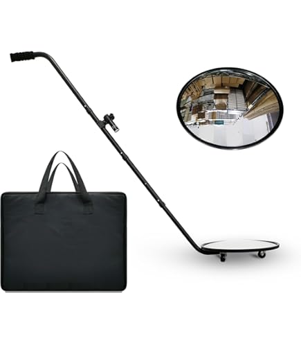 Specchio Telescopico Per Ispezione Con LED - Estensibile, Rotazione 360°, Per Meccanici, Ispezioni Auto, Aree Difficili