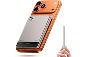 Kuulaa Power Bank MagSafe iPhone, Super Cienki 10000mAh Magnetic Wireless Powerbank z 20W USB C Szybkie Ładowanie, Magnetyczna Bezprzewodowa Przenośna Ładowarka do iPhone 17 16 15 14 13 12 Pro Max