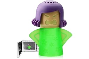 FYGAIN Angry Mama Microonde Cleaner, Forno a microonde Steam Cleaner, Angry Mom Steamer Pulisce facilmente macchie di sporco in pochi minuti, pulisce a vapore e disinfetta con aceto e acqua per la cucina