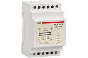 VEMER VN321600 Transformer TMD 30/24 Din Bar for Discontinuous Service 230V/12-24V Power 30A, lightgrey