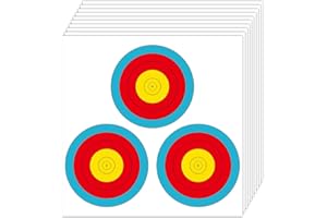 THREE ARCHERS 30 Blatte 3 Spot Vegas Zi elscheiben Auflagen Bogenschießen Papier-Scheibenauflagen Bogenschießen Zubehör