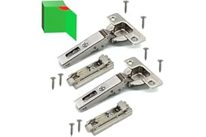 GAMOBIFER Cerniera SALICE Universale con Apertura 110° Applicazione Standard (Chiusura Tradizionale a SCATTO, COLLO BASSO "0", pz 2)