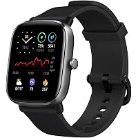 Amazfit GTS2 Mini Smart Watch with 1.55" AMOLED Display, SpO2 Level Measurement, 14 Days' Battery Life, 70+ Sports Modes…