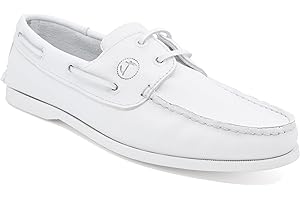 Seajure Herren Bootsschuhe Knude Weiß Leder