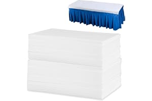 Engångs lakan, 100 stycken Engångs massagebords lakan 80 x 180 cm, underlägg för massagebord, överdrag för massagebord, fleecetyg skyddslakan för skönhetssalong, spa, hotell, massage