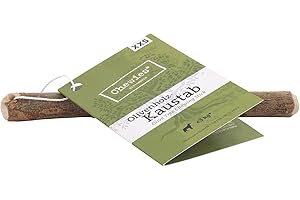 Chewies Kau-Knochen Hunde-Spielzeug aus Olivenholz, 100% natürliches Hundezubehör, Kauspielzeug Hund bis 3kg Größe XXS