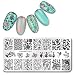 Born Pretty 1 Pc Stamping Plate Hipster Rectangle Manicure Nail Art Image Template (BPX-L017)