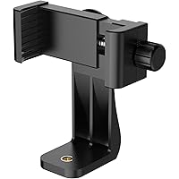 TECHONTO 360° Degree Cell Phone Holder with Adjustable Clamp Phone Tripod Mount Adapter Compatible with Smartphones & All Typ