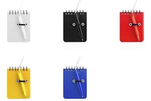 Deliex delicias de Extremadura.5 Libretas pequeñas y bonitas con Bolígrafo. Mini librititas de bolsillo con 60 hojas para regalos en cumpleaños infantiles, bodas, bautizos, comuniones