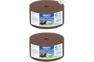 IMIMA Salt Lick for Horses – PROBIOTIC Mineral Block with Live Yeast Levucell® – Set 2 x 3kg Lick with Vitamins & Minerals – Supports Digestion, Immunity & Fertility for Horses, Cattle, Sheep & Goats