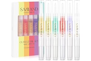 ‎SAVILAND Saviland 6 Stück Nagelöl Stift Cuticle Oil Nagelhautöl für Nägel, Nagelpflegestift Nagelhaut-Öl-Stifte mit Vitaminen, Nagelpflege Nagellack Stift, für die Reparatur von Rissigen und Trockenen Nägeln