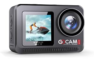 DIGITEK® DAC 201 8K Ultra HD Waterproof Action Camera with Accesories Kit & Front & Rear Screen, 64MP Interpolated, 2x Batter