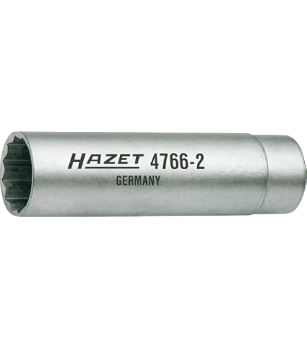 Hazet 880AKF Zündkerzen-Steckschlüssel – 16mm (5/8 Zoll), Chrom-Vanadium, Made In Germany