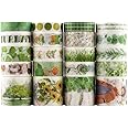 Lychii 20 PCS Washi Tape, Tape Decorativo Coprente per lavoretti di Fai da Te, diari, Biglietti, Schizzi