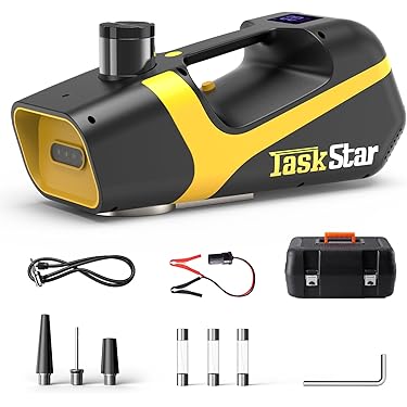 Cric Elettrico 5Ton 12V Per Auto E SUV - Sollevamento Da 15 A 45 Cm, Con Luce LED E Custodia - Foto 3