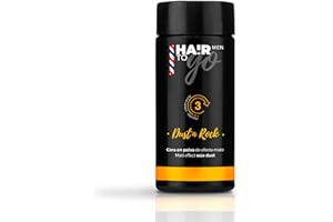 LENDAN - Cera en Polvo para el Pelo para Hombre - Dust 'n Rock - 10 g - Cera Mate - Polvo Texturizador - con Carbón Activo y Ginseng - Aporta Volumen - Absorbe el Exceso de Grasa